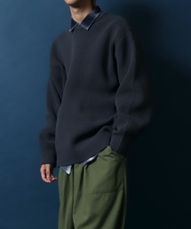 ANPAS | ANPAS High Function Oversized Knit Pullover/ANPAS 別注 オーバーサイズ クルーネック ニット(ニット/セーター)