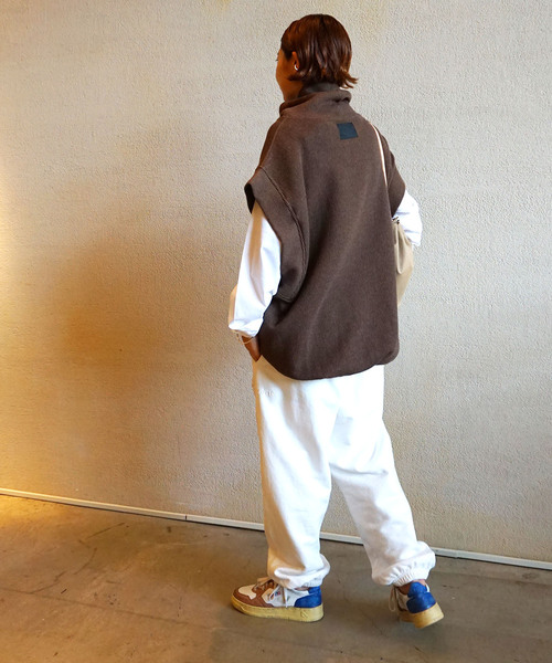 JOURNAL STANDARD LUXE（ジャーナルスタンダード　ラックス）の「コンパクトジャージークルーネックビッグプルオーバー（Tシャツ/カットソー・レディース・ネイビー/ブラック/ホワイト・FREE）」の12枚目の写真