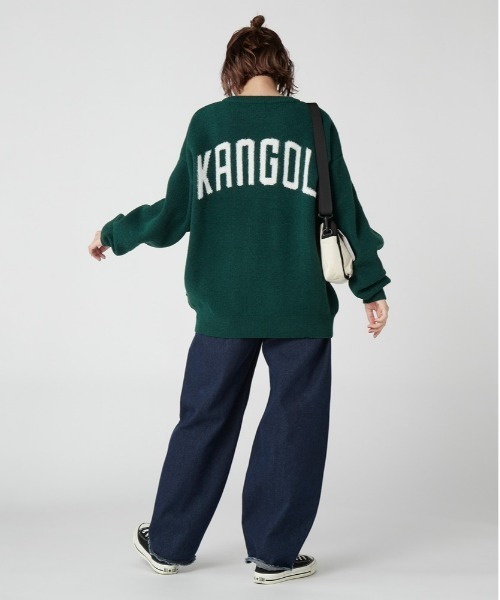 KANGOL(カンゴール)の「【KANGOL】【KANGOL別注】膨れジャガードニット(ニット/セーター・レディース・ブラック/グリーン・L/M)」の21枚目の写真