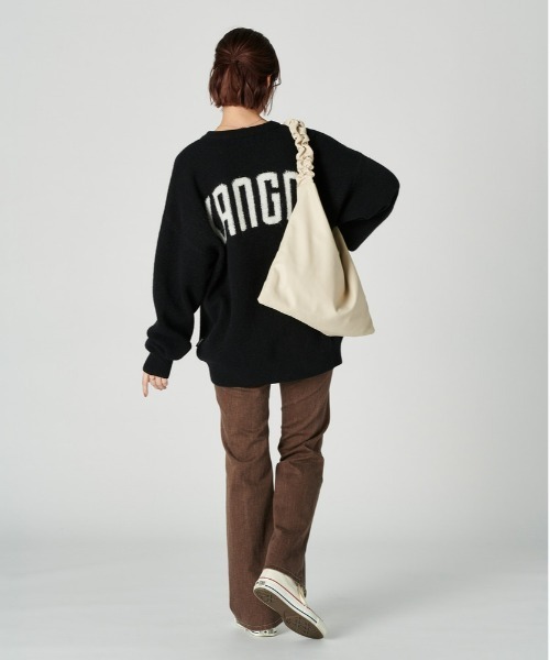 KANGOL(カンゴール)の「【KANGOL】【KANGOL別注】膨れジャガードニット(ニット/セーター・レディース・ブラック/グリーン・L/M)」の10枚目の写真