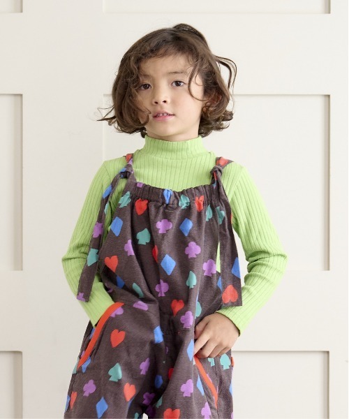 CALMIA（カルミア）の「裏起毛テレコ ハイネックプルオーバー（90～150cm）（Tシャツ/カットソー・キッズ・ライトブルー/ピンク/チャコール/ラベンダー/ライトグリーン・120/130/140/150/90/100/110/95）」の10枚目の写真