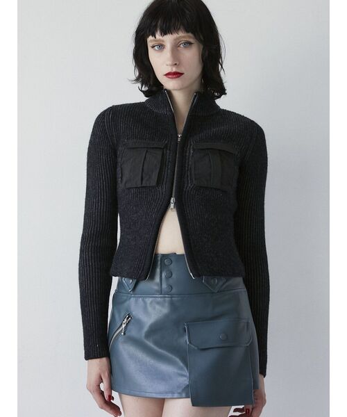 jouetie（ジュエティ）の「ダブルZIPコンパクトニット（ニット