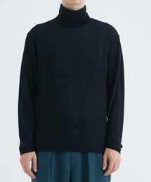 【RAINMAKER/レインメーカー】WASHABLE-WOOL HIGH NECK SHIRT