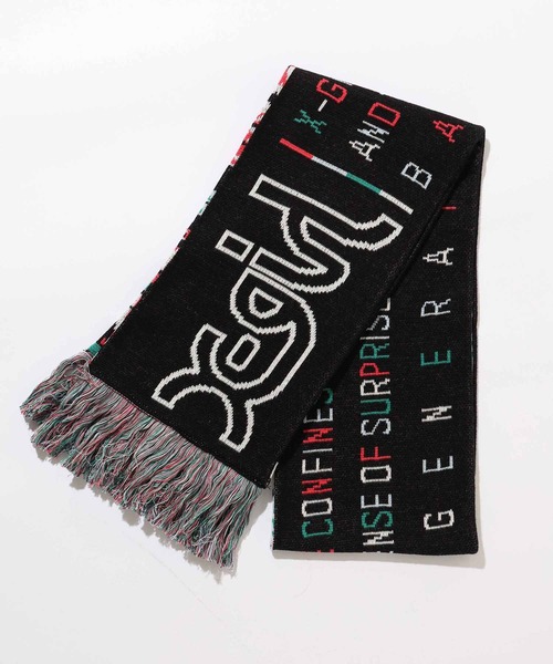 X-girl（エックスガール）の「JACQUARD STOLE（マフラー・レディース・マルチ・ONE SIZE）」の2枚目の写真