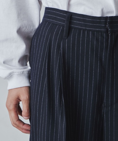 THE STANDARD（ザスタンダード）の「WEGO/【セットアップ対応】ストライプ2タックトラウザー（スラックス・メンズ・その他1・LARGE/MEDIUM）」の9枚目の写真