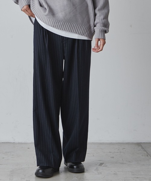 THE STANDARD（ザスタンダード）の「WEGO/【セットアップ対応】ストライプ2タックトラウザー（スラックス・メンズ・その他1・LARGE/MEDIUM）」の10枚目の写真