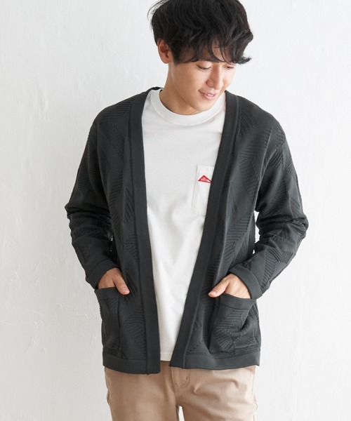 ikka（イッカ）の「GOKU楽ニットジオメカーディガン（カーディガン/ボレロ・メンズ・オリーブ/チャコールグレー・L/XL/M/S）」の15枚目の写真