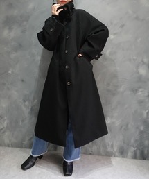 CORNERS | スタンドカラーロングコート(ステンカラーコート)