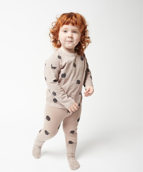 BOBO CHOSES（ボボショーズ）の「Poma allover long sleeve T-shirt（Tシャツ/カットソー・キッズ・モカ・18-24MONTH/2-3YEAR/12-18MONTH/6-12MONTH）」の7枚目の写真