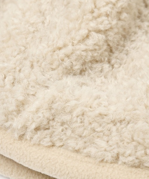 Anui（アニュイ）の「【UNISEX】フェイクボアバラクラバ（ネックウォーマー/スヌード・レディース・オフホワイト/ブルー・FREE）」の19枚目の写真