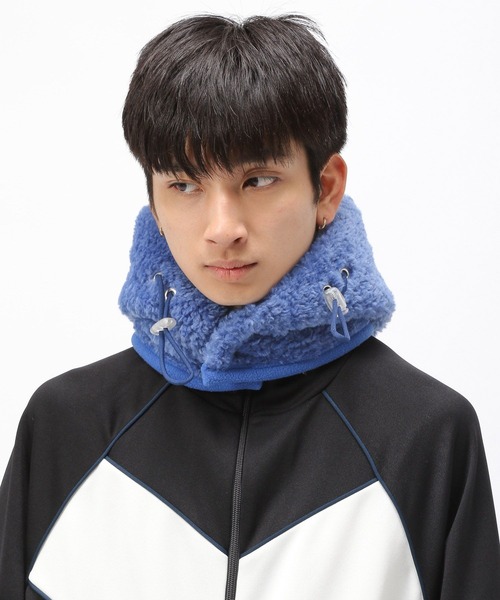 Anui（アニュイ）の「【UNISEX】フェイクボアバラクラバ（ネックウォーマー/スヌード・レディース・オフホワイト/ブルー・FREE）」の6枚目の写真