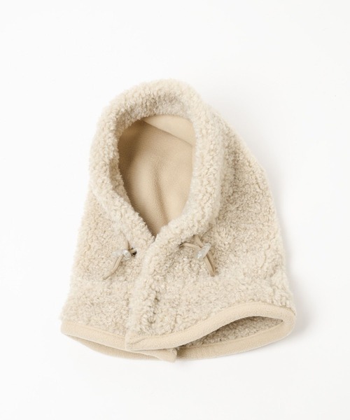 Anui（アニュイ）の「【UNISEX】フェイクボアバラクラバ（ネックウォーマー/スヌード・レディース・オフホワイト/ブルー・FREE）」の9枚目の写真