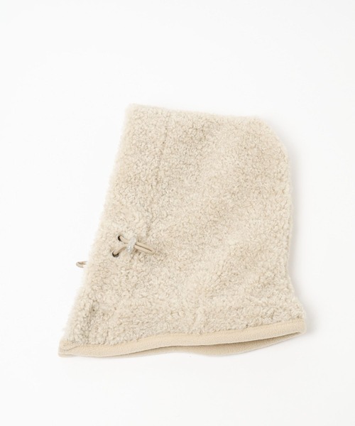 Anui（アニュイ）の「【UNISEX】フェイクボアバラクラバ（ネックウォーマー/スヌード・レディース・オフホワイト/ブルー・FREE）」の12枚目の写真