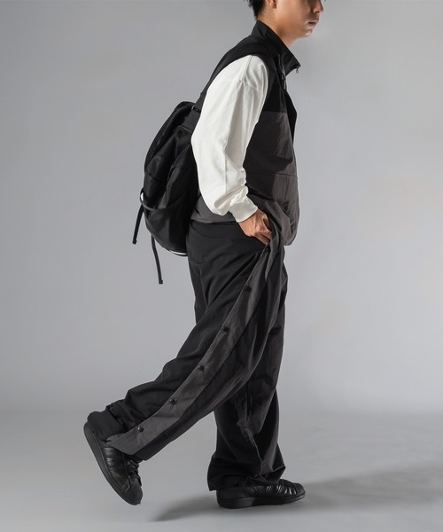 kutir（クティール）の「【低身長向けアイテム】2way配色ナイロンラインパンツ（その他パンツ・メンズ・ピンク系その他/ブラック/ネイビー・MEDIUM/SMALL）」の14枚目の写真