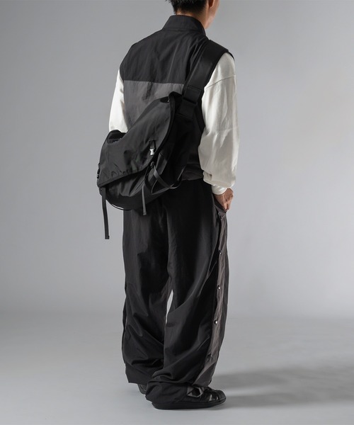 kutir（クティール）の「【低身長向けアイテム】2way配色ナイロンラインパンツ（その他パンツ・メンズ・ピンク系その他/ブラック/ネイビー・MEDIUM/SMALL）」の13枚目の写真