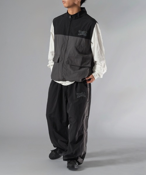 kutir（クティール）の「【低身長向けアイテム】2way配色ナイロンラインパンツ（その他パンツ・メンズ・ピンク系その他/ブラック/ネイビー・MEDIUM/SMALL）」の10枚目の写真