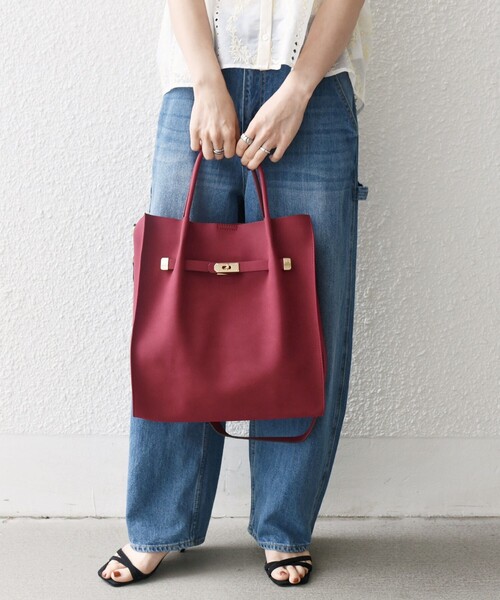 シップス SHIPSトートバッグ シップス SHIPS *SHIPS: Synthetic Leather ビズ トート バッグ