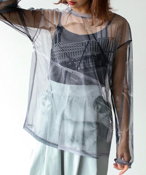 Naptime フォトプリントプルオーバーカットソー BLACK M 新品未使用 袖フリンジニットプルオーバー,ikka| TOKYO DESIGN CHANNEL