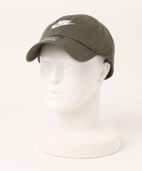 Nike フード付き ネイビー/ベージュ ナイキ クラブ アンストラクチャード フューチュラ ウォッシュ