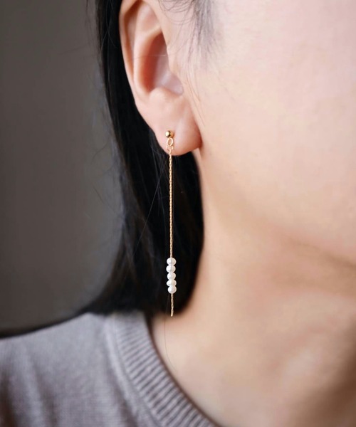 CERCA（チェルカ）の「KAM.accessory/silver925,14kgf/淡水パールピアス（ピアス（両耳用）・レディース・B/A・FREE）」の18枚目の写真