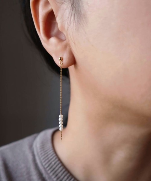 CERCA（チェルカ）の「KAM.accessory/silver925,14kgf/淡水パールピアス（ピアス（両耳用）・レディース・B/A・FREE）」の16枚目の写真