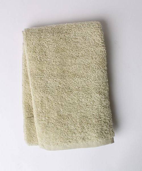 GEORGE'S（ジョージズ）の「ココチエナ カラユイ フェイスタオル（タオル・レディース・ベージュ/黄緑系/ダークグリーン・FREE）」の3枚目の写真