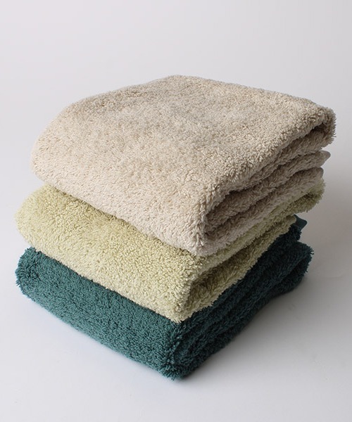 GEORGE'S（ジョージズ）の「ココチエナ カラユイ フェイスタオル（タオル・レディース・ベージュ/黄緑系/ダークグリーン・FREE）」の4枚目の写真