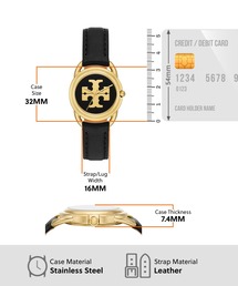 新品、未使用トリーバーチ 腕時計 レディース アナログ レザー TBW7227 TORY BURCH（トリーバーチ）の「トリーバーチ 腕時計 レディース
