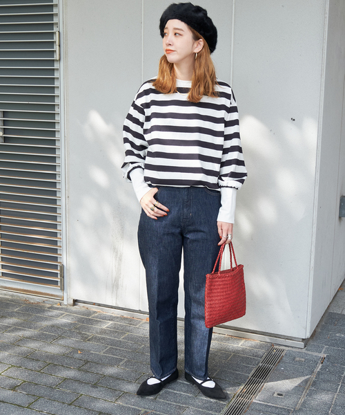 B.C STOCK(ベーセーストック)の「シャギーベレー(ハンチング/ベレー帽・レディース・グレー/ブラック/チャコールグレー・FREE)」の18枚目の写真