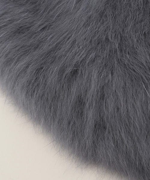 B.C STOCK(ベーセーストック)の「シャギーベレー(ハンチング/ベレー帽・レディース・グレー/ブラック/チャコールグレー・FREE)」の8枚目の写真