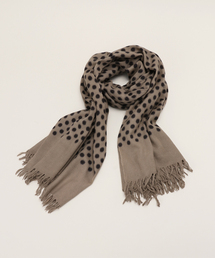 【SOIL/ソイル】BOILED WOOL DOT SCARF