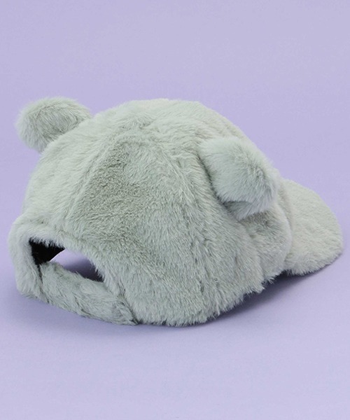 by LOVEiT（バイラビット）の「クマ耳ファーキャップ（キャップ・キッズ・ミント/ベージュ/ブラック・M/L）」の8枚目の写真