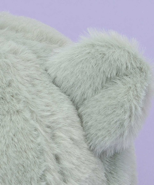 by LOVEiT（バイラビット）の「クマ耳ファーキャップ（キャップ・キッズ・ミント/ベージュ/ブラック・M/L）」の7枚目の写真