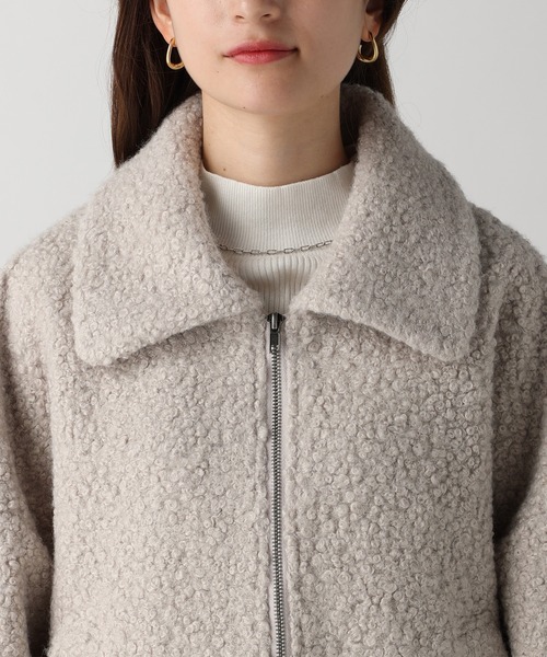 acro（アクロ）の「圧縮ブークレジップショートブルゾン/AC3832（ブルゾン・レディース・ブラック/アイボリー・ﾌﾘ-）」の19枚目の写真