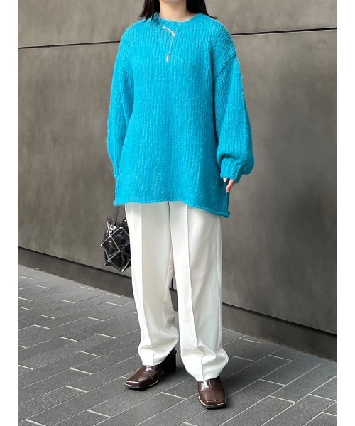 Ayla(アイラ)の「モヘアライクニット(ニット/セーター・レディース・コバルトブルー・FREE)」の3枚目の写真