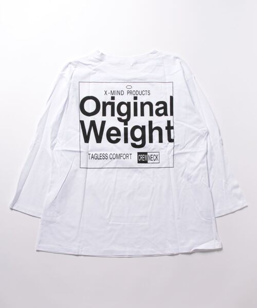SHEENA(シーナ)の「バックBIGロゴプリントルーズロンT(Tシャツ/カットソー・レディース・チャコールグレー/グレー系その他/ホワイト/ブラック・M)」の13枚目の写真
