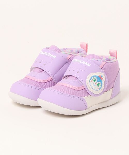 MoonStar(ムーンスター)の「【MoonStar / ムーンスター 】AP B50 アンパンマン 子供靴 2E(スニーカー・キッズ・ベージュ/ピンク/パープル/ネイビー・13.5cm/14.0cm/14.5cm/13.0cm/12.5cm/12.0cm/15.0cm)」の1枚目の写真