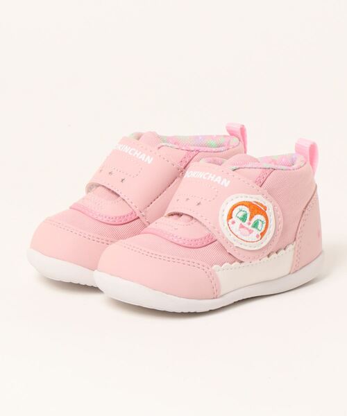 MoonStar(ムーンスター)の「【MoonStar / ムーンスター 】AP B50 アンパンマン 子供靴 2E(スニーカー・キッズ・ベージュ/ピンク/パープル/ネイビー・13.5cm/14.0cm/14.5cm/13.0cm/12.5cm/12.0cm/15.0cm)」の4枚目の写真