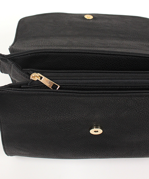 mystic（ミスティック）の「【mystic】ﾌﾗｯﾌﾟ2WAYBAG（ショルダーバッグ・レディース・ブラック/ダークブラウン/オリーブ・FREE）」の5枚目の写真