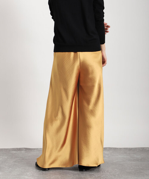 ヴェルメイユパーイエナ 新品　vintageサテンワイドパンツ VERMEIL par iena（ヴェルメイユパーイエナ）の「ヴィンテージ