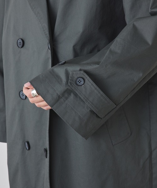 PUAL CE CIN（ピュアルセシン）の「エポーレットトレンチコート（トレンチコート・レディース・ベージュ/グレー・FREE）」の11枚目の写真