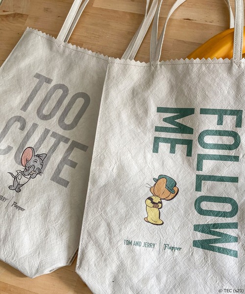 Tom&Jerry(トムアンドジェリー)の「【公式】TOM and JERRY×Flapper かくれんぼトートバッグ(トートバッグ・レディース・グレー/イエロー/レッド/グリーン・FREE)」の15枚目の写真