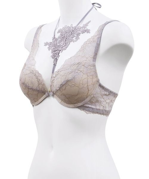 ANNEBRA(アンブラ)の「Romance チョーカー付きモールドカップブラジャー(ブラジャー・レディース・ライトグリーン/ライトパープル・B70/C70/F75/D75/E80/D80/G70/D70/F70/C75/E70/G75/B75/E75/C80)」の5枚目の写真