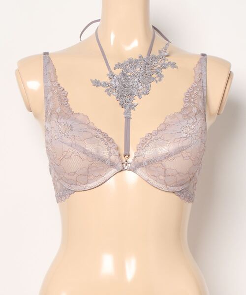 ANNEBRA(アンブラ)の「Romance チョーカー付きモールドカップブラジャー(ブラジャー・レディース・ライトグリーン/ライトパープル・B70/C70/F75/D75/E80/D80/G70/D70/F70/C75/E70/G75/B75/E75/C80)」の19枚目の写真