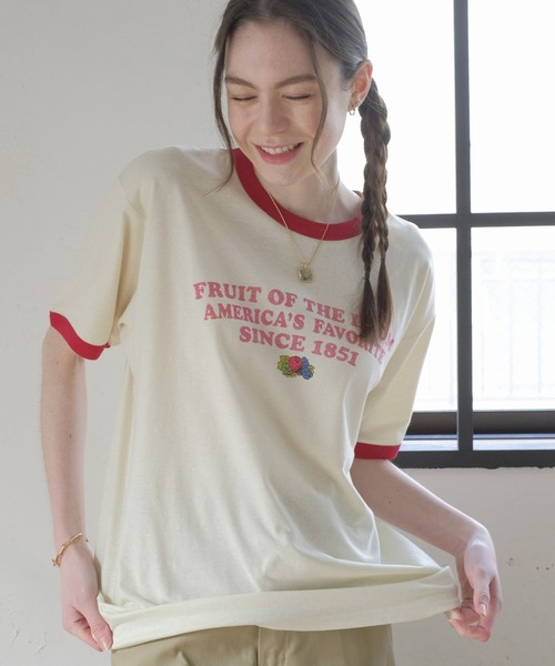 リンガーTシャツ1（Tシャツ/カットソー）｜FRUIT OF THE LOOM