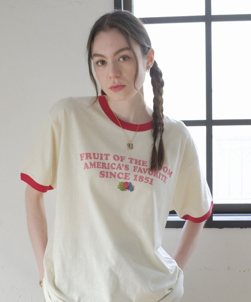 リンガーTシャツ1（Tシャツ/カットソー）｜FRUIT OF THE LOOM