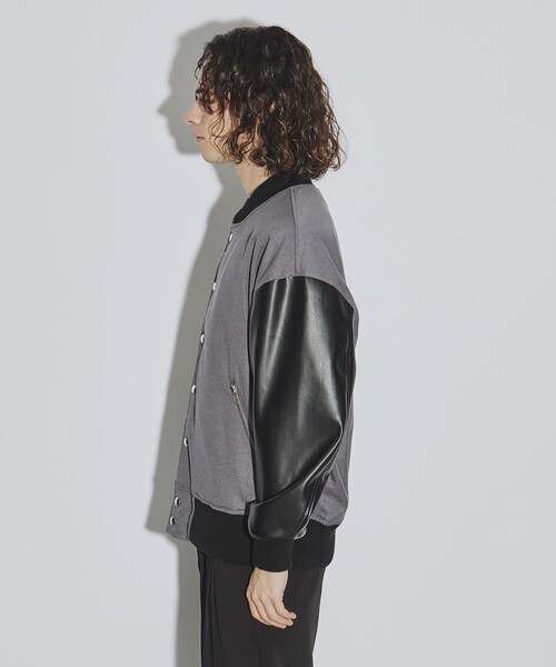 tk.TAKEO KIKUCHI（ティーケータケオキクチ）の「◆TRツイルスタジャン（スタジャン・メンズ・グレー/ブルー系その他/ブラック・04/03/02）」の15枚目の写真