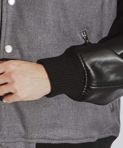 tk.TAKEO KIKUCHI（ティーケータケオキクチ）の「◆TRツイルスタジャン（スタジャン・メンズ・グレー/ブルー系その他/ブラック・04/03/02）」の18枚目の写真