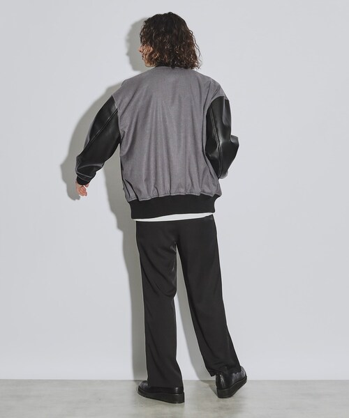 tk.TAKEO KIKUCHI（ティーケータケオキクチ）の「◆TRツイルスタジャン（スタジャン・メンズ・グレー/ブルー系その他/ブラック・04/03/02）」の13枚目の写真