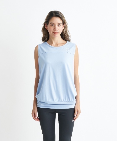 ROXY(ロキシー)の「SPIRITED SLEEVELESS/ロキシー速乾UVカット付きワンポイントロゴスリーブレスカットソー(タンクトップ・レディース・ミント/ホワイト/ブラック・LARGE/MEDIUM/SMALL)」の19枚目の写真